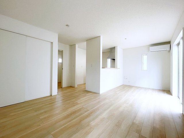 新築戸建・新築建売　会津若松市門田町黒岩第7　城南小・第五中の居間・リビング