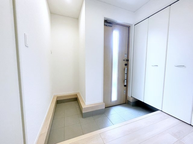 新築戸建・新築建売　会津若松市門田町黒岩第7　城南小・第五中の玄関