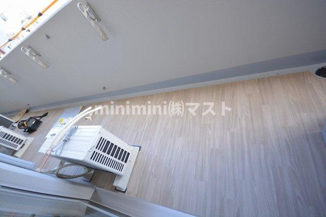 エスリードレジデンス大阪福島のバルコニー