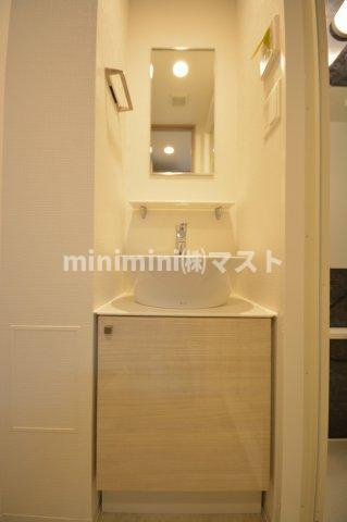 エスリードレジデンス大阪福島の洗面所