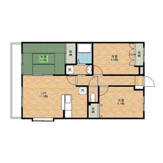 【間取り】 | ハイツ・アムール