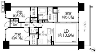 【間取り】 | シティテラスひばりが丘D棟 | シティテラスひばりが丘D棟