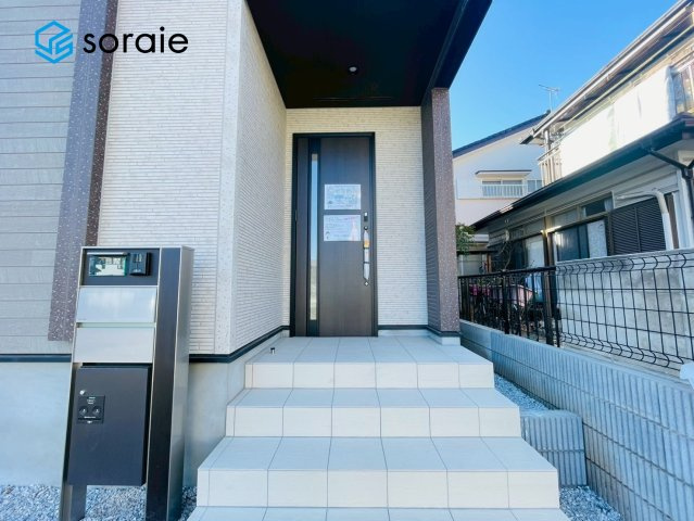 狭山市狭山台4丁目　新築戸建　の玄関|1月31日撮影