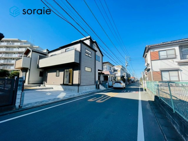 狭山市狭山台4丁目　新築戸建　の前面道路含む現地写真|1月31日撮影