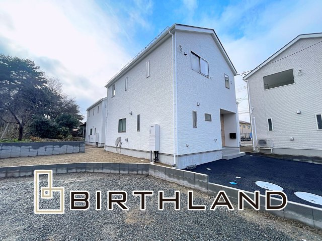 新築戸建・新築建売　会津若松市門田町黒岩第7　城南小・第五中の外観|〈4号棟〉4LDK+あると便利なテレワークルーム付き！収納豊富な間取りです！