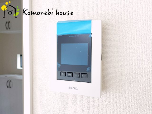 第7上尾西宮下　新築一戸建て　ハートフルタウン　Aの防犯設備|モニター付インターホンです