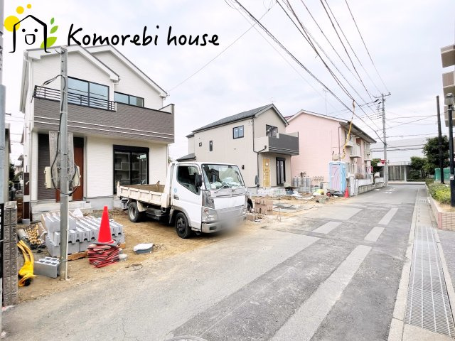 第7上尾西宮下　新築一戸建て　ハートフルタウン　Aの前面道路含む現地写真|前面道路含む現地写真です