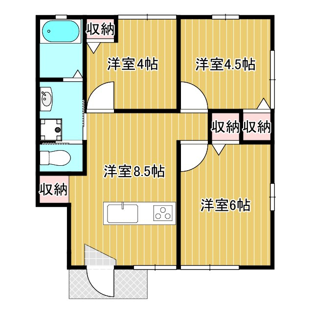 ブルーハイツの間取り