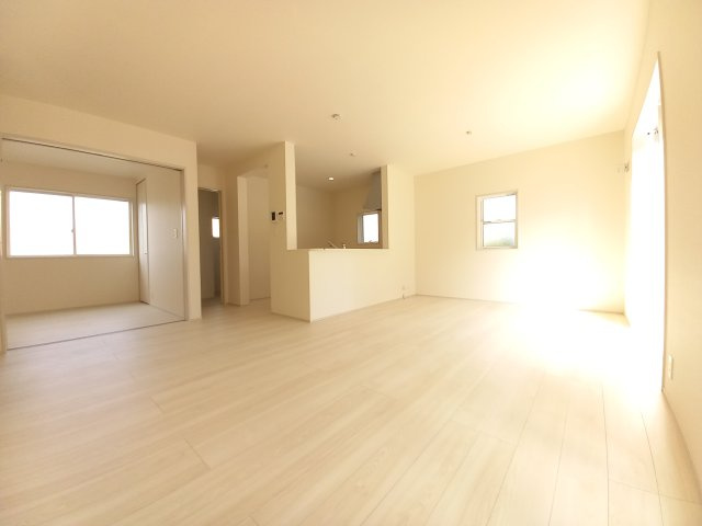 水戸市河和田町　4期の居間・リビング|リビングは家族皆が集まる場所～家族会議からお子様の日々の成長を感じれる場所です。（同施工物件）