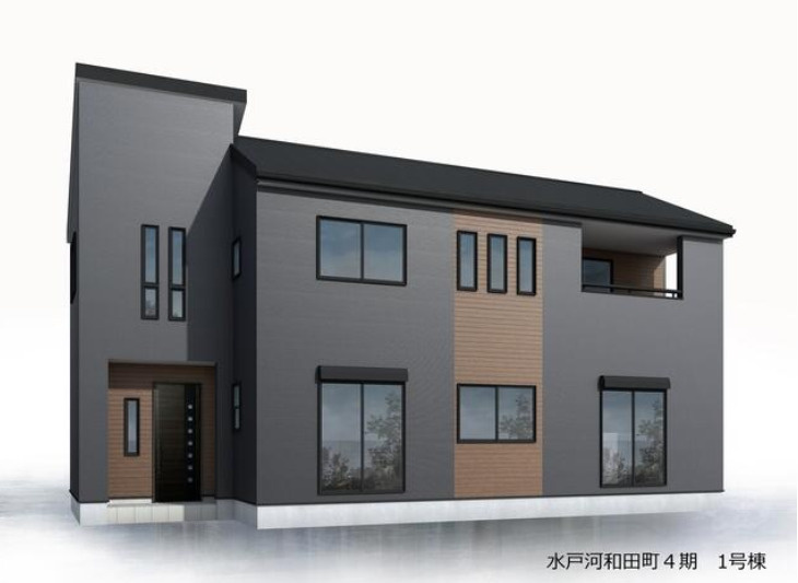 水戸市河和田町　4期の外観パース|外観パースです。同時に近隣物件のご案内も可能～是非お気軽にお問合せ下さい～！！