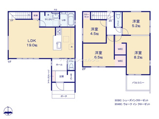 【間取り】 | 名古屋市南区神松町2丁目29【仲介手数料無料】新築戸建て