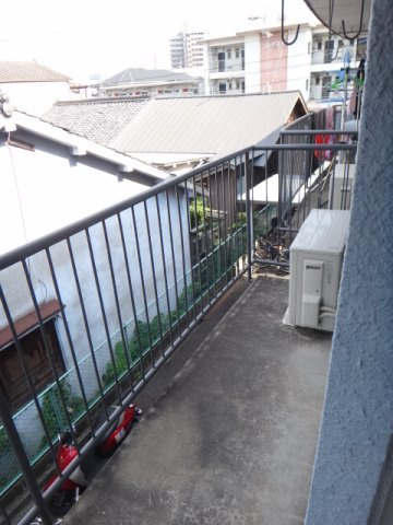 タウニィ中井町のバルコニー