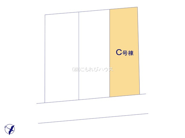 第7上尾西宮下　新築一戸建て　ハートフルタウン　Cの区画図|C号棟