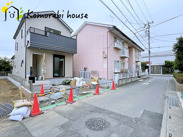 第7上尾西宮下　新築一戸建て　ハートフルタウン　Cの前面道路含む現地写真|前面道路含む現地写真です