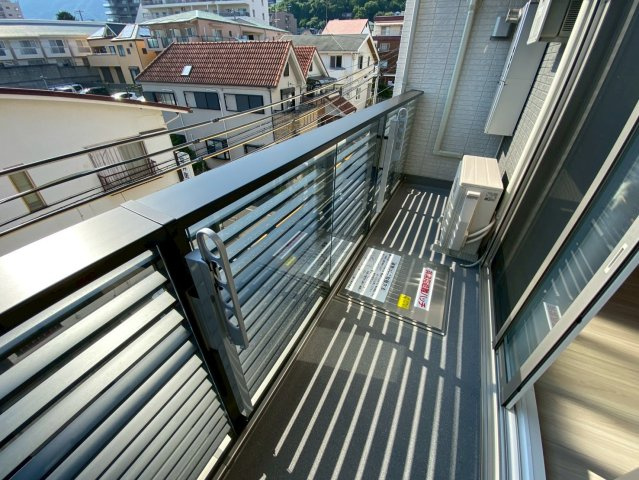 La　Maison高羽町のバルコニー