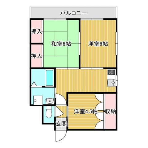 ハイブローデン龍ケ原の間取り