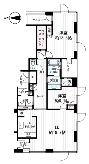 【間取り】 | アーバンライフ御堂筋本町タワー