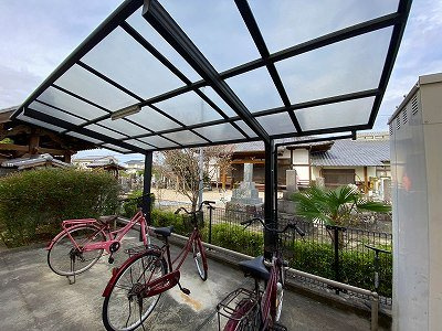 レオパレスホームランドのその他|屋根付き駐輪場（無料）