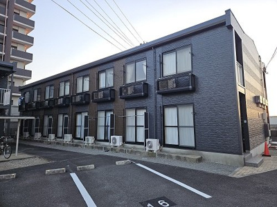 【外観】 | レオパレス三ツ合橋Ⅰ | 2023年10月19日外壁塗装工事完了