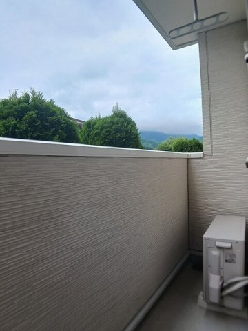 ガーデンヒルズＡのバルコニー