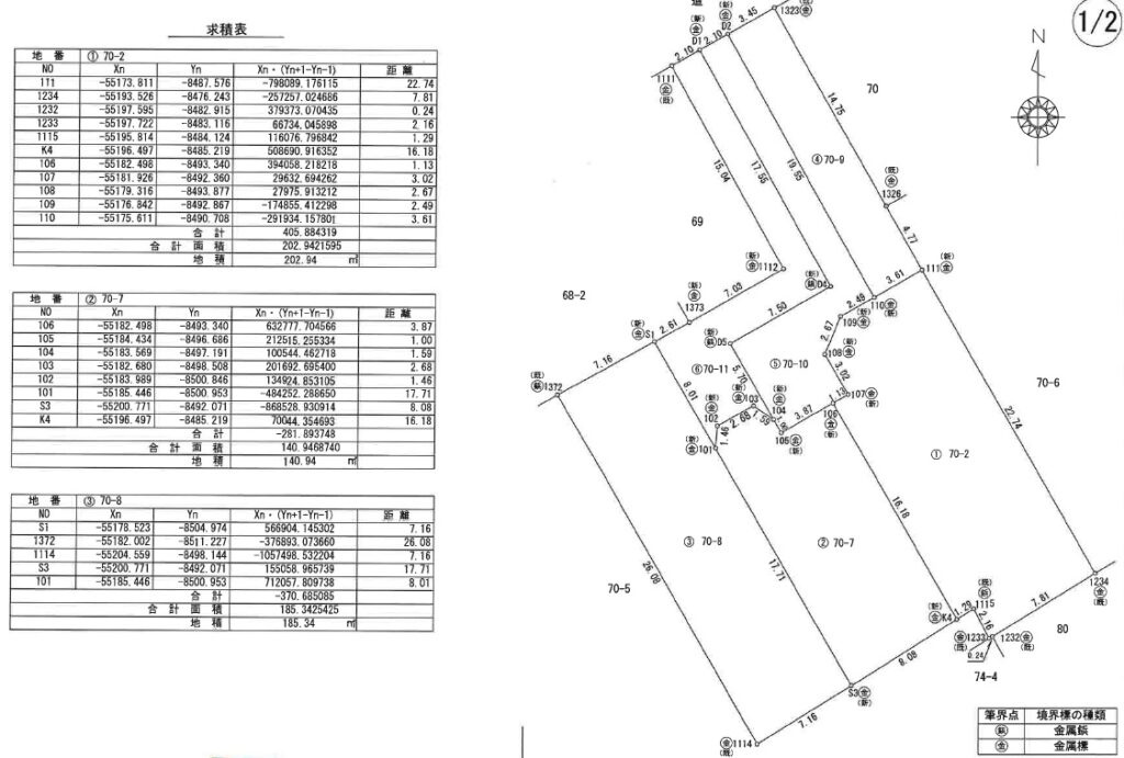【No.7557】栗谷町/42坪/建築条件なしの土地図