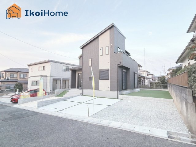 神戸市西区桜が丘東町4丁目　新築戸建の外観|【ホームページに現地動画掲載中】●年中無休：当日予約可●完成しました！木幡駅まで徒歩15分！