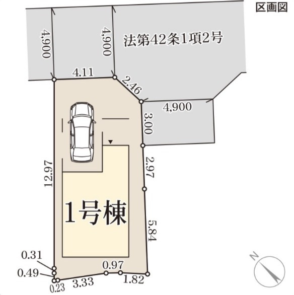 和泉市冨秋町２期の区画図