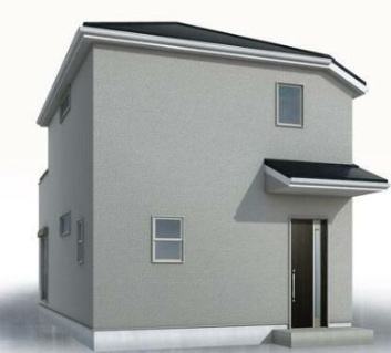 今宿東2丁目　新築戸建　3棟の外観パース|3号棟