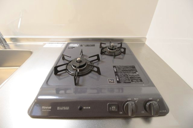 【キッチン】 | コモイルソーレ弁天 | 2口ガスコンロ♪