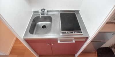 【キッチン】 | レオパレス志徳 | キッチンはラジエントヒーター2口（大・小）になっています！☆