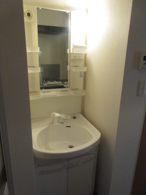 メゾンＳＨＩＺＵの洗面所|シャンプードレッサー付き独立洗面台