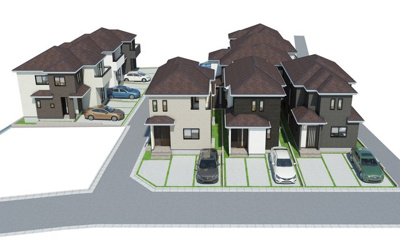 【外観パース】 | 与那原町与那原（全9棟）B号棟 | 外観パースです