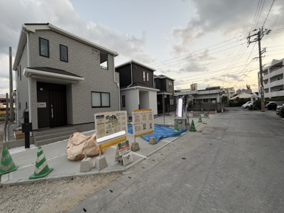 【前面道路含む現地写真】 | 与那原町与那原（全9棟）B号棟 | ※北西側公道5m♪