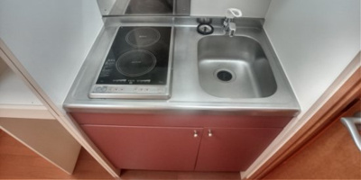 【キッチン】 | レオパレスムラヤマⅡ | 設備・仕様は号室により異なる為、現況を優先致します。