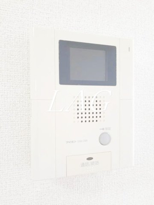 【セキュリティ】 | メルヴェーユ | モニター付きインターフォンです。