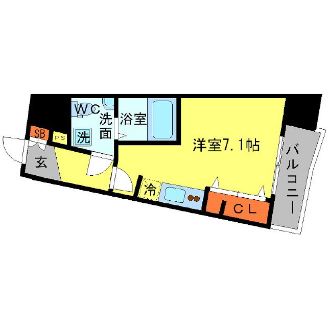 AFFLUENCE難波の間取り