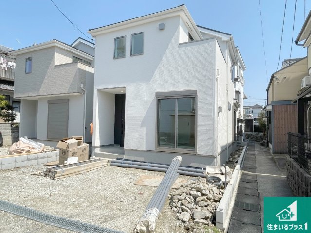 宇治市伊勢田町毛語　第1期　新築一戸建ての外観|現在の進捗状況です！順調に作業進行中、完成が待ち遠しいです！詳細の間取り等、お気軽にお問い合わせください！