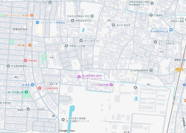 宇治市伊勢田町毛語　第1期　新築一戸建ての地図