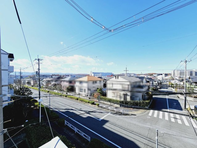 アヴニール鹿の子台５号棟の展望|■南西側眺望