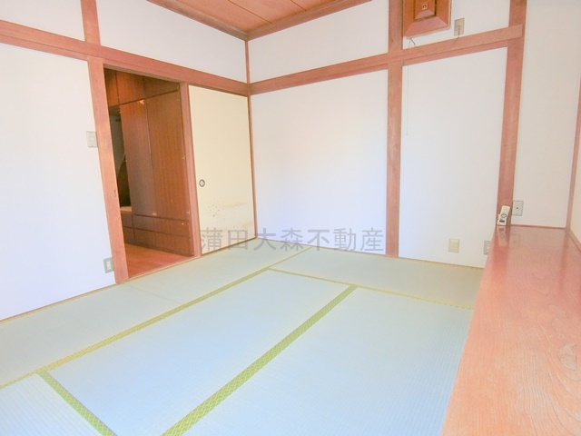 西蒲田3丁目2-2貸家ニシカマタサンチョウメカシヤの和室|ベランダのある和室6帖　2階