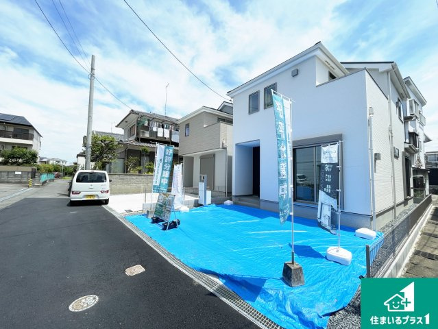 宇治市伊勢田町毛語　第1期　新築一戸建ての外観|安心の10年保証！外観を美しく保ち、雨水で汚れを落とします！気になることがありましたら、お気軽にお問い合わせください！