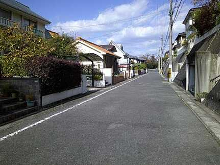 中野東1丁目の前面道路含む現地写真