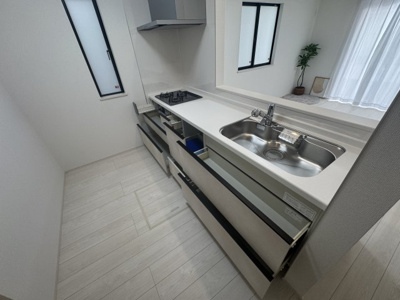 【キッチン】 | 与那原町与那原（全9棟）A号棟 | A号棟　使いやすいシステムキッチン♪