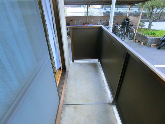 グレイスフル山本のバルコニー