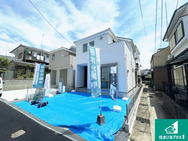 宇治市伊勢田町毛語　第1期　新築一戸建ての外観|お客様に長く安心して住んでいだだける事にこだわった家づくり！住んでからのアフターサービスにもしっかりと取り組んでいます！