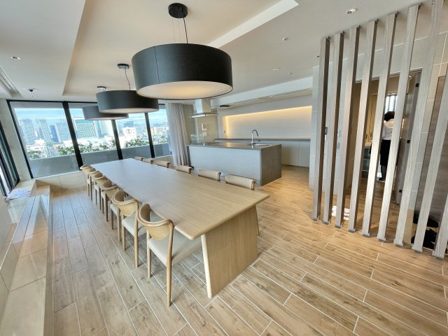 共用施設【SUN B棟パーティルームTERRACE最上階】
キッチン付きのパーティルーム