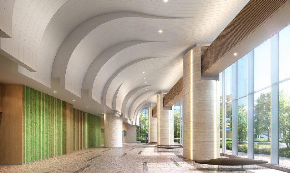 エントランスホール 完成予想CG図