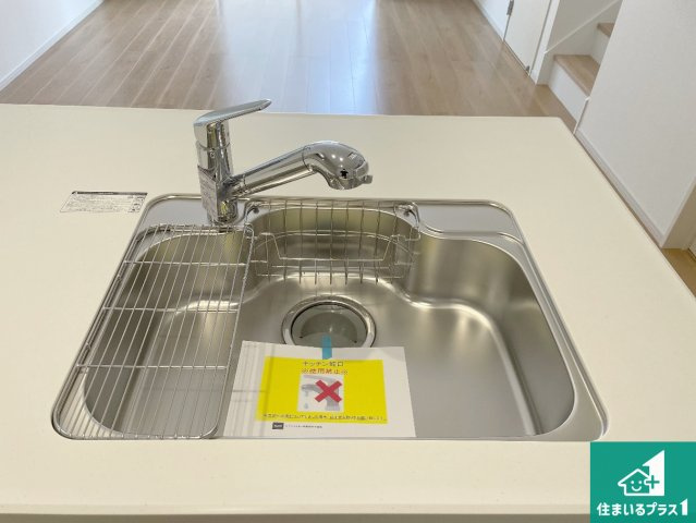 城陽市枇杷庄島ノ宮　第2期　新築一戸建ての設備|広々としたシンクで食器洗いも楽々！