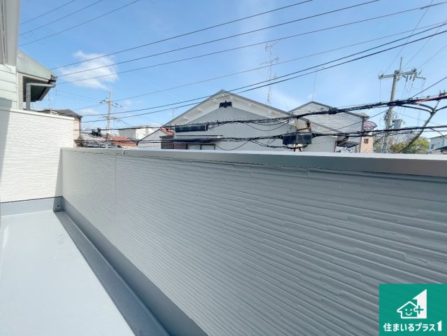 城陽市枇杷庄島ノ宮　第2期　新築一戸建てのバルコニー|日当たりのよいバルコニー！お部屋が開放的に！