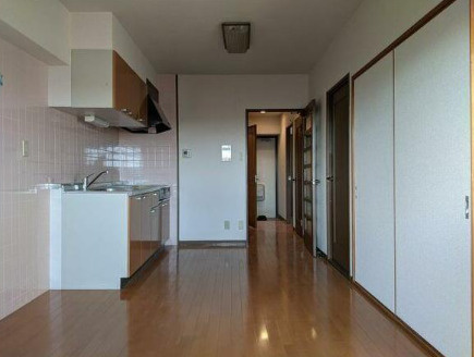 熊本市中央区上鍛冶屋町の賃貸マンションの居間・リビング